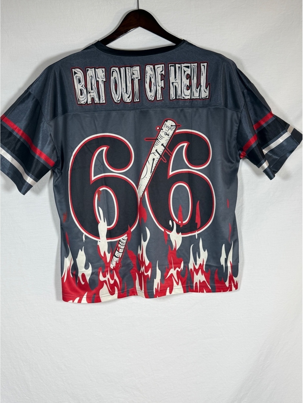 REASON Bat Out of Hell Route 66 Jersey Men’s L NWT